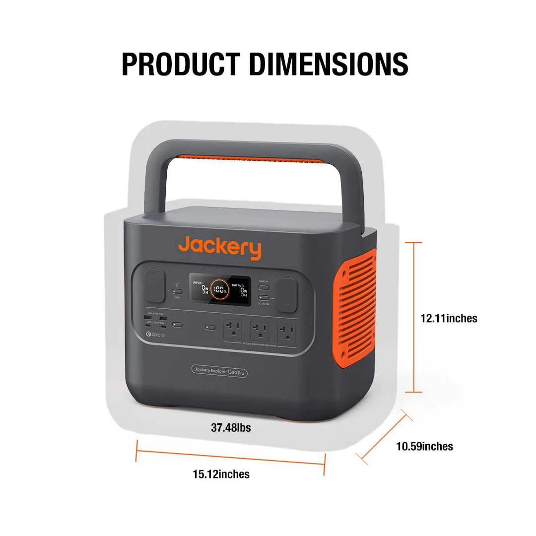 Jackery Explorer 1500 Pro Portable Power Station - Image 7