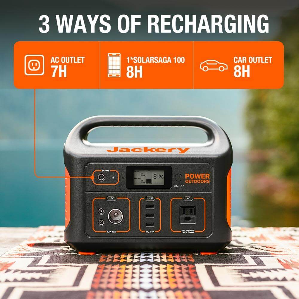 Jackery Explorer 550 Portable Power Station (Refurbished) - Image 5